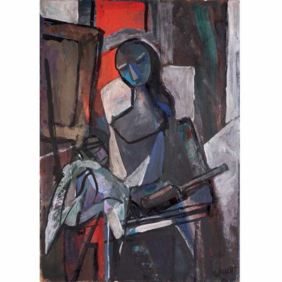 Lot 87 - John von Wicht American, 1888-1970 Black...