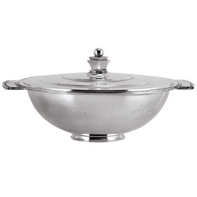 Lot 264 - Georg Jensen Silver Tureen In the Pyramid...