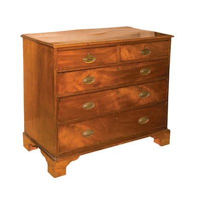 Lot 486 - George III Mahogany Chest of Drawers Late 18th...