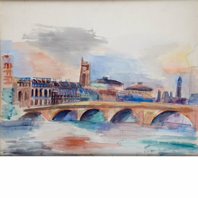 Lot 41 - Jean Dufy French, 1888-1964 Paris, La Tour...