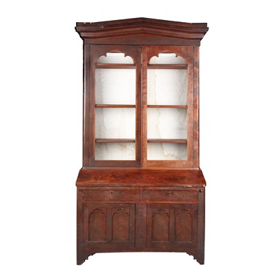 Lot 155A - Classical Mahogany Bookcase 19th Century With...