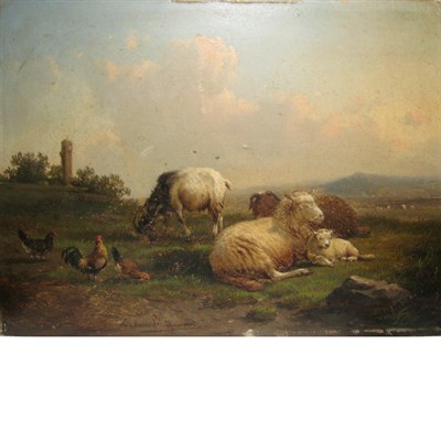 Lot 13 - Cornelius Van Leemputten Belgium, 1841-1902...