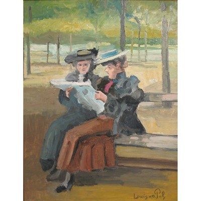 Lot 69 - Louis van der Pol Dutch, 1896-1982 Morning...