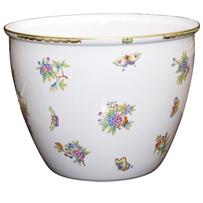 Lot 283 - Herend Porcelain Jardiniere Height 12 inches,...