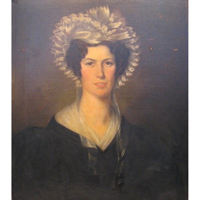 Lot 20 - English School Circa 1840 Portrait of a Woman...