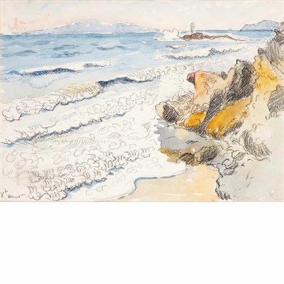 Lot 27 - Henri Edmond Cross French, 1856-1910 La Baie...