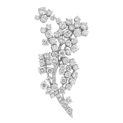 Lot 443 - Diamond Brooch, Tiffany & Co.