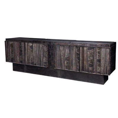Lot 244 - Paul Evans American, 1931-1987 Credenza Welded...