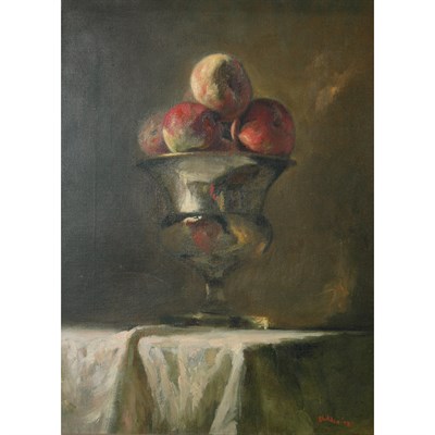 Lot 78 - Aaron Shikler American, b. 1922 Still Life...
