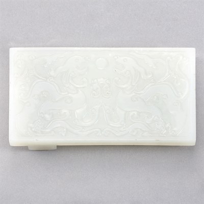 Lot 148 - Chinese Celadon Jade Belt Hook 19th Century Of...