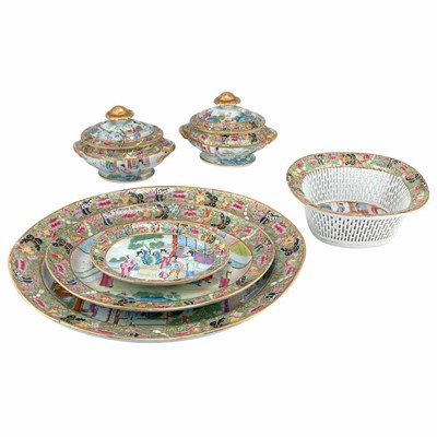 Lot 271 - Group of Canton Famille Rose Porcelain...