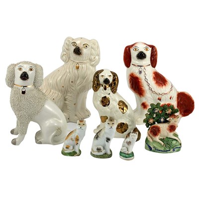 Lot 231 - Group of Staffordshire Pottery and Porcelain...