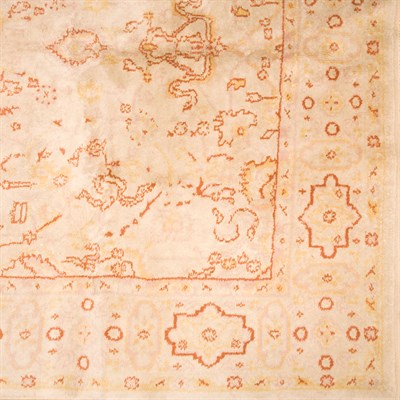 Lot 500 - Indo-Oushak Rug India, contemporary The ivory...