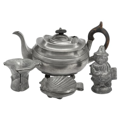 Lot 193 - Group of Pewter Table Articles 19th/20th...