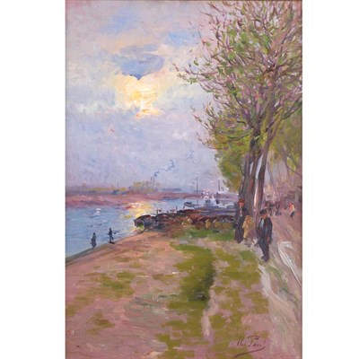 Lot 37 - Elie Anatole Pavil French, 1873-1948 Along the...