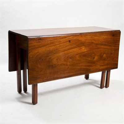 Lot 145 - George III Mahogany Drop-Leaf Dining Table The...