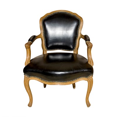Lot 130 - Set of Four Louis XV Style Walnut Fauteuils