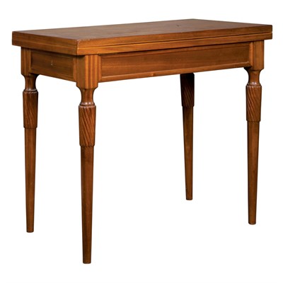 Lot 1136 - Neoclassical Style Fold-Over Card Table With...