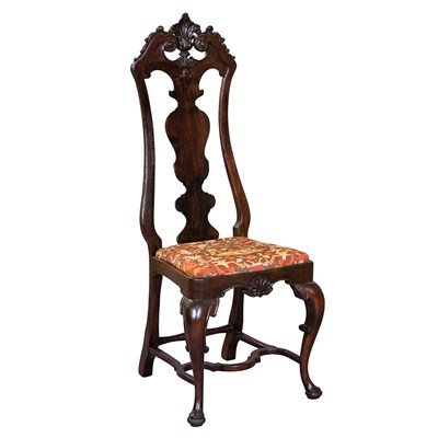 Lot 1018 - Continental Baroque Style Mahogany Stained...