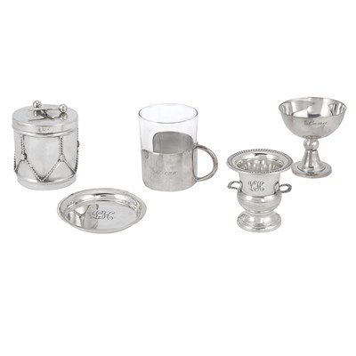 Lot 1185 - Group of Sterling Silver and Silver Plated...