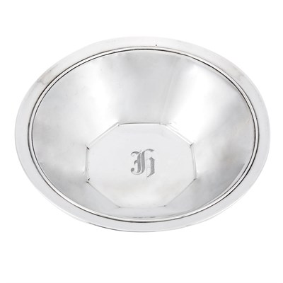 Lot 1004 - Gorham Sterling Silver Footed Bowl Of faceted...