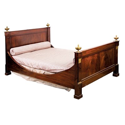 Lot 1145 - Empire Style Ormolu Mounted Mahogany Bed 19th...