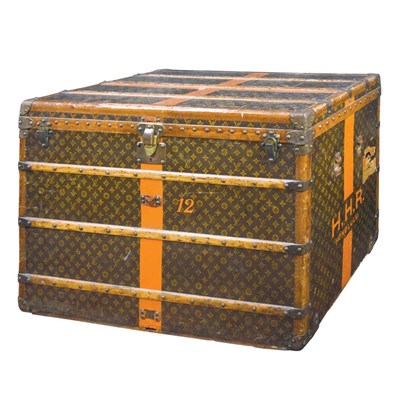 Lot 1017 - Louis Vuitton Trunk The lid with a Louis...