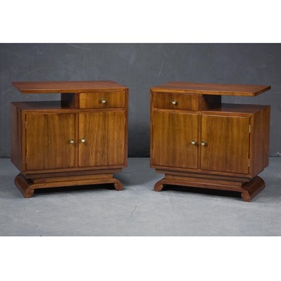 Lot 316 - Pair of Art Deco Side Cabinets Height 23 1/2...
