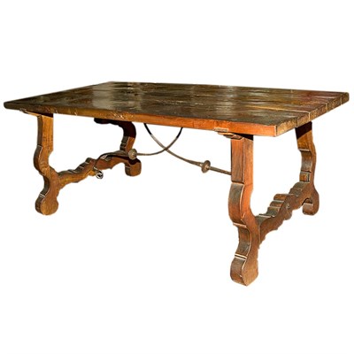 Lot 272 - Continental Baroque Style Walnut Library Table...