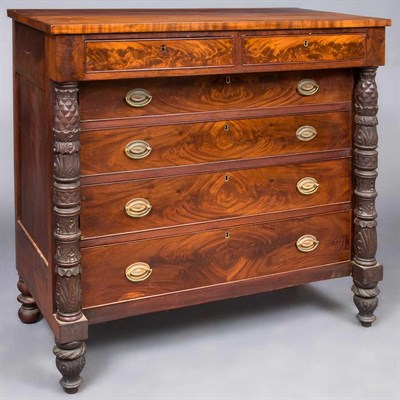 Lot 279 - Classical Mahogany Chest of Drawers Second...