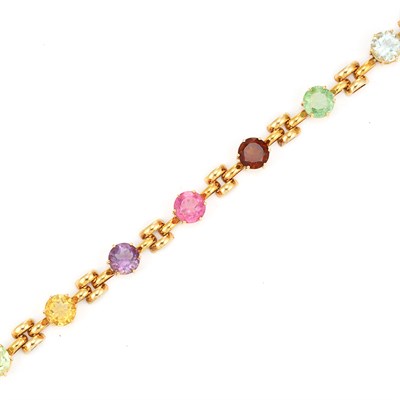 Lot 227 - Gold and Gem-Set Bracelet