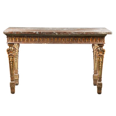 Lot 422 - Italian Neoclassical Painted and Parcel Gilt...