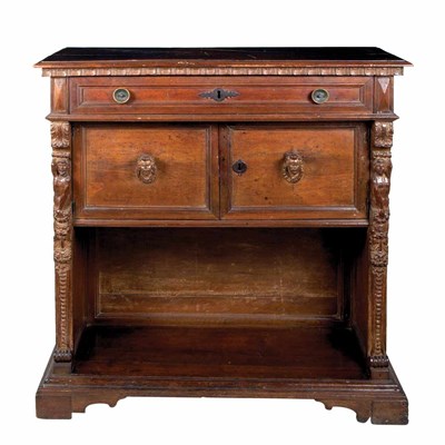 Lot 114 - Italian Baroque Walnut Side Cabinet 18th...