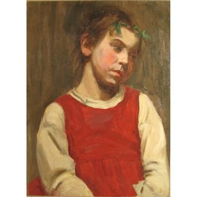 Lot 3 - American School Early 20th Century Portrait of...