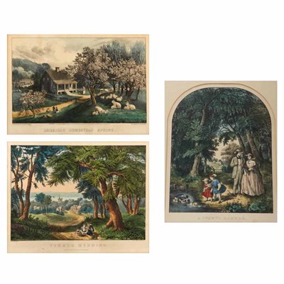Lot 96 - Currier & Ives, publishers AMERICAN HOMESTEAD...