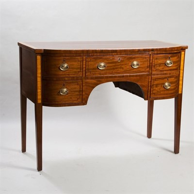 Lot 273 - George III Style Inlaid Mahogany Sideboard The...