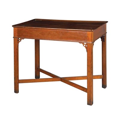Lot 164 - Chippendale Mahogany Tray Top Tea Table...