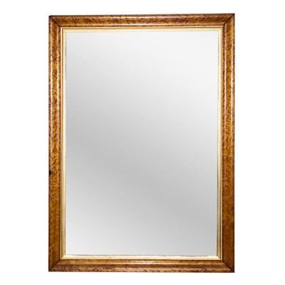 Lot 140 - Bird's-Eye Maple Mirror 19th Century Of...