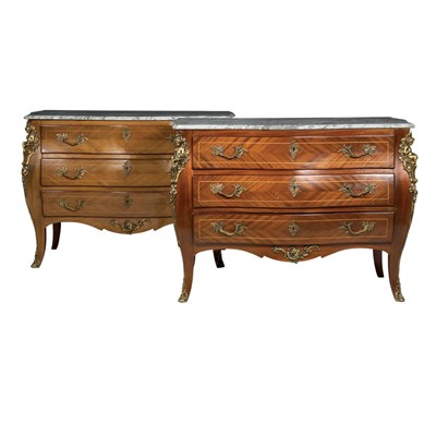 Lot 121 - Pair of Louis XV Style Gilt-Metal Mounted...