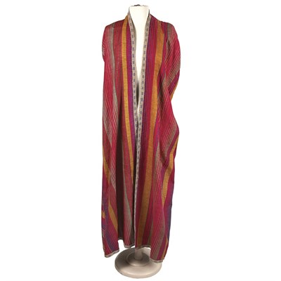 Lot 1106 - Knobkerry Cape 1970s Hand woven striped...