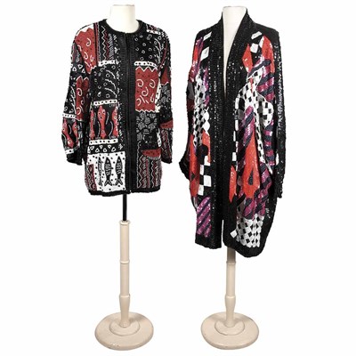 Lot 1118 - Two Bead and Sequin Embroidered Jackets The...