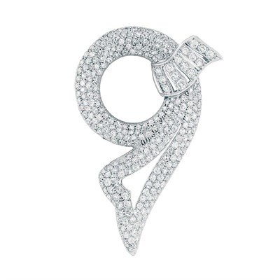 Lot 51 - Diamond Bow Clip