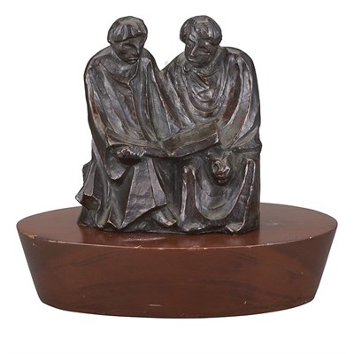 Lot 34 - Ernst Barlach German, 1870-1938 Lesende Monche...