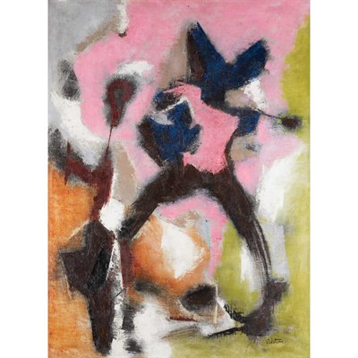 Lot 1198 - Charles Alston American, 1907-1977 Abstract...