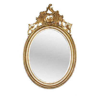Lot 168 - Rococo Revival Gilt-Wood Mirror Mid 19th...