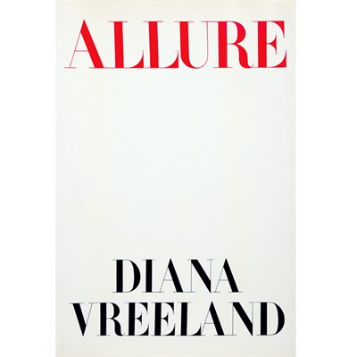 Lot 1032 - VREELAND, DIANA Allure. Garden City, New York:...
