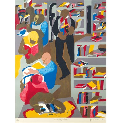 Lot 1188 - Jacob Lawrence SCHOMBURG LIBRARY (NESBETT...