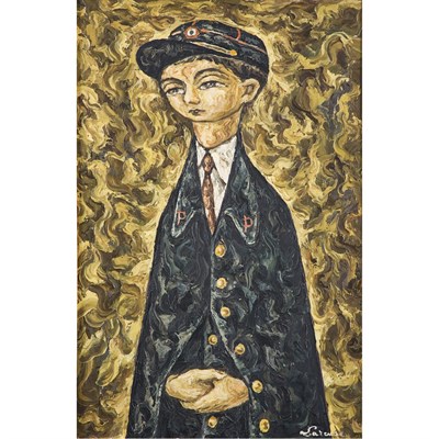 Lot 1050 - Jean Lareuse French, b. 1925 French Officer...