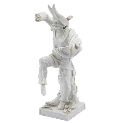 Lot 320 - German Blanc de Chine Porcelain Figure of La...