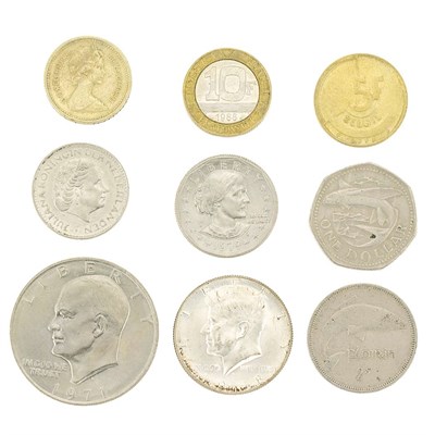 Lot 890 - Assorted U.S. Coins and Mixed Metal/Clad Coins